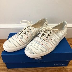 NEW Keds Women’s Champion Stripe Sneaker - Size 7.5